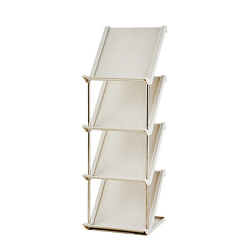Modern Shoe Stand Holder Practical Shoe- Cream White   4