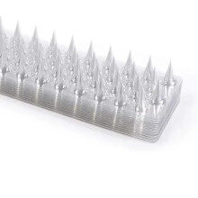Spikes Repeller Cat Plastic Bird Repellent Anti Pigeon Anti Squirrel Garden Fences Control Transparent Spikes Ref: 9290