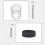 Multifunctional bait container with hook holder, 15.5 cm, compact, white. 5