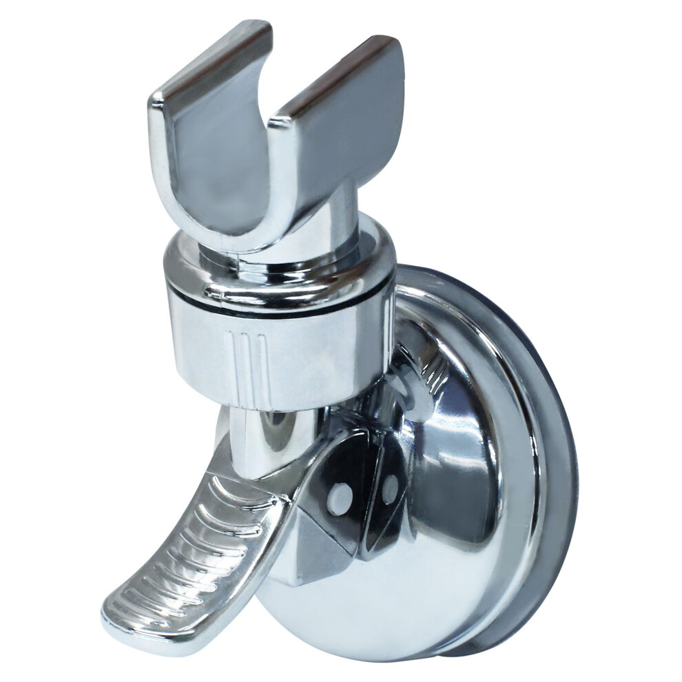 Adjustable Shower Head Holder With Powerful Vacuum Suction, Chrome Wall Mount Handheld Bracket 9001264723033