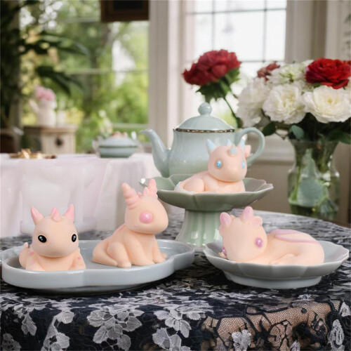 Little Dragon Shape Silicone Molds Bakings Tool Mousses-B Style 2