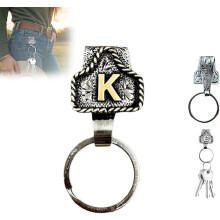 Westerse metalen sleutelhanger sleutelhouder voor riem Quick-K