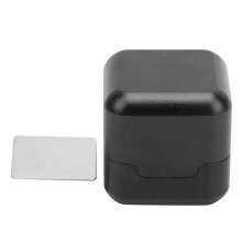Porta gesso magnetico per punta stecca in lega di alluminio, accessorio per biliardo, design unico, tappo rimovibile, leggero e pratico, ottimo