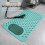 Bathroom Non-Slip Mat Solid Color Massage Home Anti-Slip Suction Cup C 4