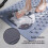 Bathroom Non-Slip Mat Solid Color Massage Home Anti-Slip Suction Cup C 5