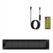 Car LED Logo APP Matrix Pixel Panel Night Light DIY Programmable Flexi