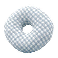 Geruststellend kussen met oorgat voor zijslapen, nek- en-Blauw