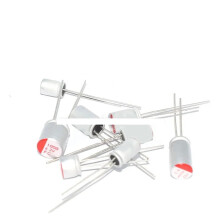 10PCS 6.3V Conductive Polymer Aluminum Solid Electrolytic Capacitors 100/220/330/470/560/680/1000/1500/4700uF Capacitance Meters (6.3V560uF6.3X8mm)