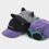 Fun Cats Ear Sunproof Hat with Sunglasses Quick Drying-Purple 7