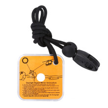 Survival Signal Mirror with Precision Aim Indicator and Lanyard for Outdoor Rescue Camping Hiking