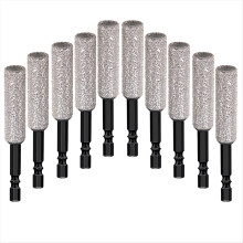 10-Pack 12MM Dry Diamond Core Drill Bit Set for Ceramic,,Tile,Glass,Ma