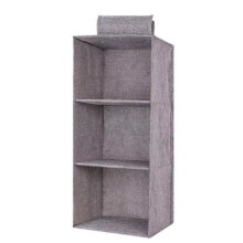 Wardrobe Hanging Storage Bag Interlayer Drawer Type Clothes Hangers Holder Portable Organizer Hanging (3 Layers)