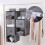 Wardrobe Hanging Storage Bag Interlayer Drawer Type Clothes Hangers Holder Portable Organizer Hanging (5 Layers) 5