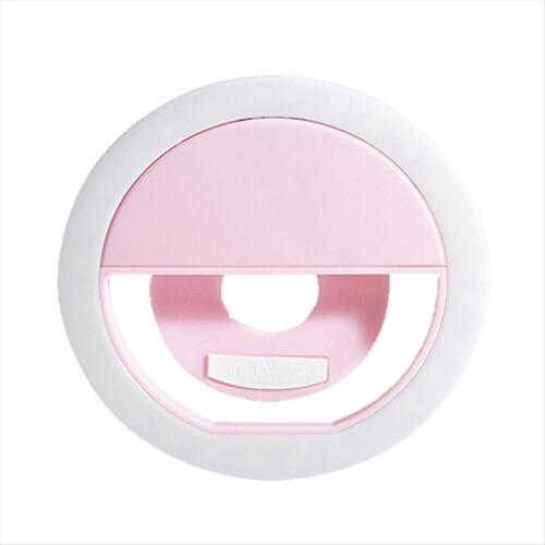 Rechargeable LED Selfie Ring Light with 3-Level Adjustable Brightness