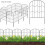Garden Fence Panel Rustproof Picket Tall Decor Landscape Iron Wire Bor 5