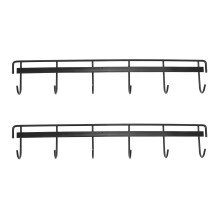 Utensil Hangers with Hooks Wall Utensil Holder Utensil Hooks Wall Mounted Adhesive Wall Hooks Rack for Kitchen Bedroom