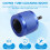 Metal Copper Pipe Cleaner,Tube Cleaning Brush for Power Drill Rust, St 5