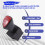 Forward-Stop-Back DPDT 6Pin Latching Slide Rocker  KCD4-604-6P Car 6