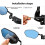 Bicycle Handlebar Rearview Mirror for Left Rotatable Bike Rear View C 6
