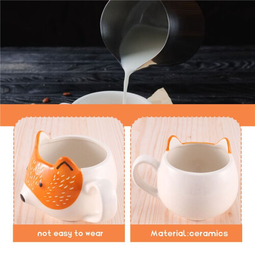 Ceramic Coffee Cup Cartoon  Shaped Cup Animal Pattern Home Kitchen Office Juice Milk Cup 2