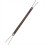 Leather Fire Handle with Stainless Steel Hook Moving Tool Suitable for 1