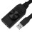 USB Sound Card Adapter 7.1 Channel 3.5mm Audio Interface USB2.0 Microp 1