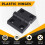 63mm x 50mm cabinet plastic hinge door hinges Hinge Black 2