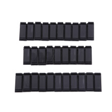 30 Stuks. Kabelclips Kabelklemmen Zwart, Bureaukabelhouder Zelfklevend en Kabelscharnieren Kabelbeheer Oplaadkabelbeheersysteem