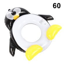 Aufblasbarer Schwimmring für den Sommer, Schwimmhilfe mit glatten Innen- und Außenflächen, niedliche Pinguinform, strapazierfähige, ungiftige und