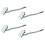 20Pcs Black Sticky Adjustable Wire Ties Cable Clips Clamp Plastic Self Adhesive Cable Ties Fix Holder Clips 3