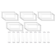 25-Piece Sandblast Cabinet Lens Covers, 22 X 10-Inch Interior Protecti