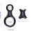 Climber's Companion: Anodized Figure 8 Descender With Thickened Protective Ring, Surface Anodized Design Guarantees Longevity And Smooth Operation, 2