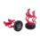 2PCS Universal Microphone Wavy Shock Mount Adapter Plastic Microphone Bracket Mount Replacement for  By-mm1 7