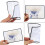 Reading support sheet Magnifier Magnifying glass 3-zoom Black 6