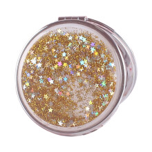 Compacte zakspiegels, hoge resolutie spiegel en vergrootspiegel voor het gemakkelijk aanbrengen van make-up, draagbare cosmetische spiegel met