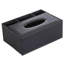 Decoratieve houder voor tissuebox, stijlvol ontwerp met waterdicht oppervlak voor elegant en praktisch gebruik.