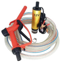 12V Oil Pump Electric Oil Pump Refueling Nozzle Set Electric Submersible Oil Pump with 5M Pipe and 5M Cable