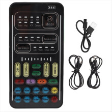 Voice Changer Handheld Multifunctional Sound Effects Modifier with 8 f