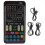 Voice Changer Handheld Multifunctional Sound Effects Modifier with 8 f 1