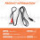 3.5mm Headphones Plug Jack to 2 x RCA AV Audio Cable 6