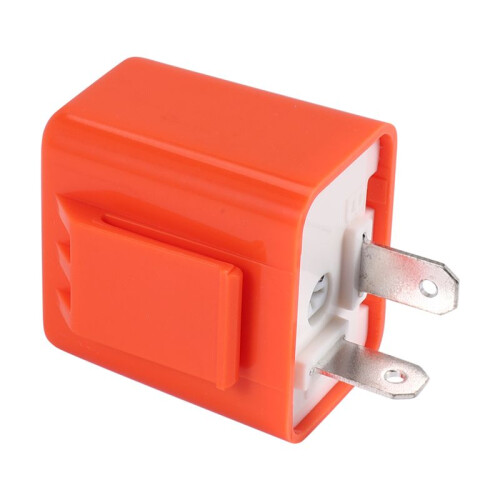 2 Pin Motorcycle Speed Adjustable LED Turn Signal Indicator Flasher Relay 12V