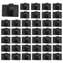 50 Stuks. Zelfklevende Kabelklem Plastic Rechthoekige Kabelclips Kabelbinder Snelbindende Kabel Draadbeheerhouder voor Auto