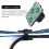 50 pcs. Self Adhesive Cable Clamp Plastic Rectangular Cable Clips Cable Tie Quick Bind Cable Wire Management Holder for Car 3