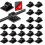 50 Pcs Mini Cable Clips Hooks Christmas Light Self Adhesive Cord for D 3