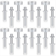 Bifold Closet Door Hardware, 16Pcs Bi-Fold Doors Top Roller Guide Whee