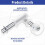 Bifold Closet Door Hardware, 16Pcs Bi-Fold Doors Top Roller Guide Whee 4