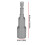 4Pcs Power Wing Nut Driver Set,Slot Wing Nuts Drill Bit Socket Wrenches Tools Set,1/4inch Hex Shank Drills Bits 8