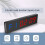 1.8Inch 6 Digit LED Timer,Interval Programmable Countdown/UP Stopwath 5