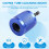 Metal Copper Pipe Cleaner,Tube Cleaning Brush for Power Drill Rust, St 5