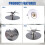 Blender Blade Replacement for  Pro 1200 Blender Accessories for  Pro 1200 Blender Replacement Parts A 6